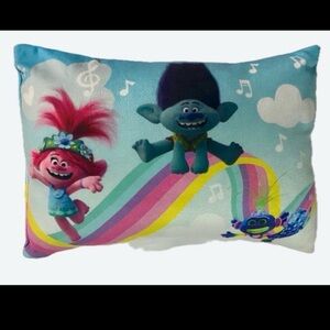 Colorful Trolls Character Pillow